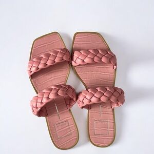 Dolce Vita Pink Braided Sandals Sz 8